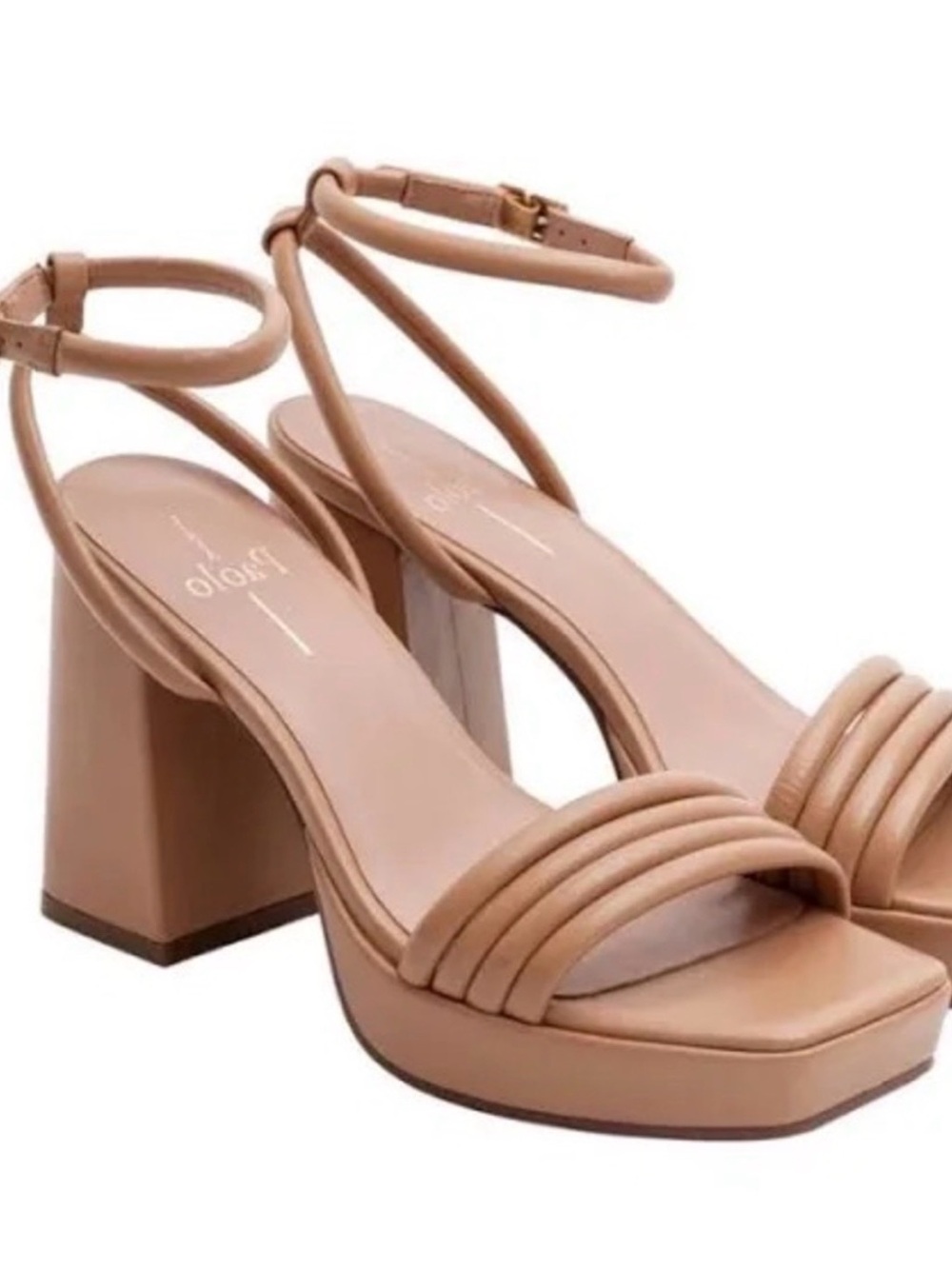 Linea Paolo Eve Ankle Strap Platform Sandal size 9